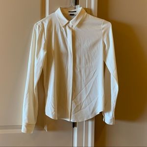 Theory Off white Silk Blouse